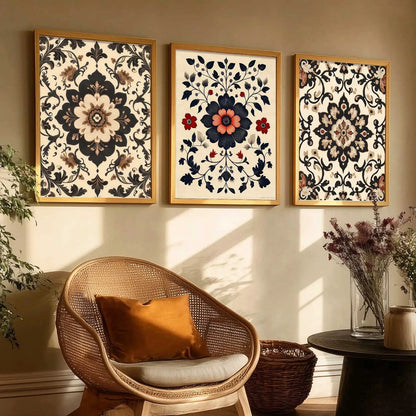Traditional Wall Art  Paintings for Living Room - Wall Poster With frames