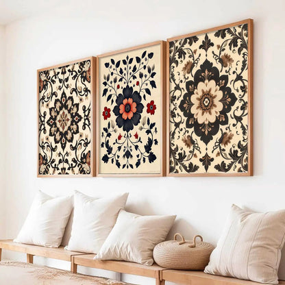 Traditional Wall Art  Paintings for Living Room - Wall Poster With frames