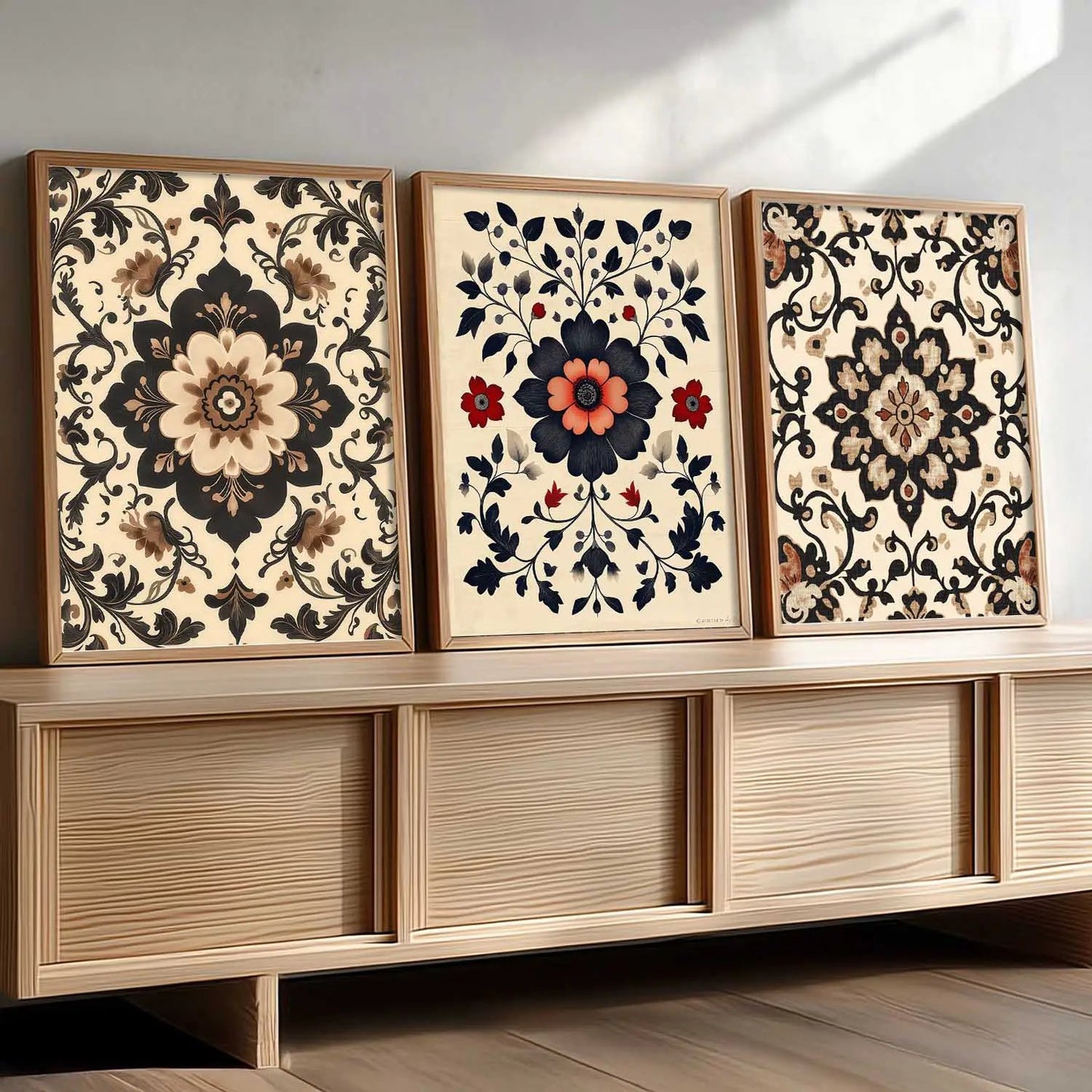 Traditional Wall Art  Paintings for Living Room - Wall Poster With frames