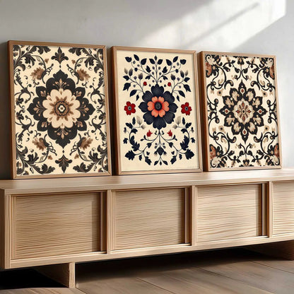 Traditional Wall Art  Paintings for Living Room - Wall Poster With frames
