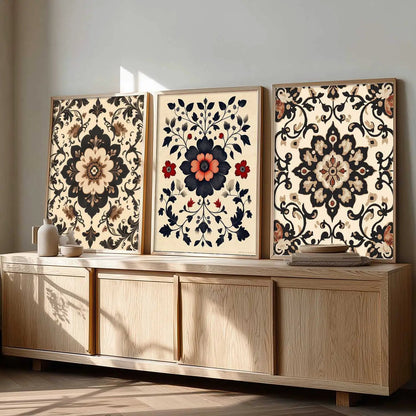 Traditional Wall Art  Paintings for Living Room - Wall Poster With frames