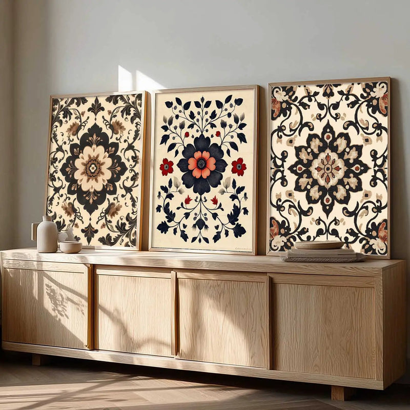 Traditional Wall Art  Paintings for Living Room - Wall Poster With frames