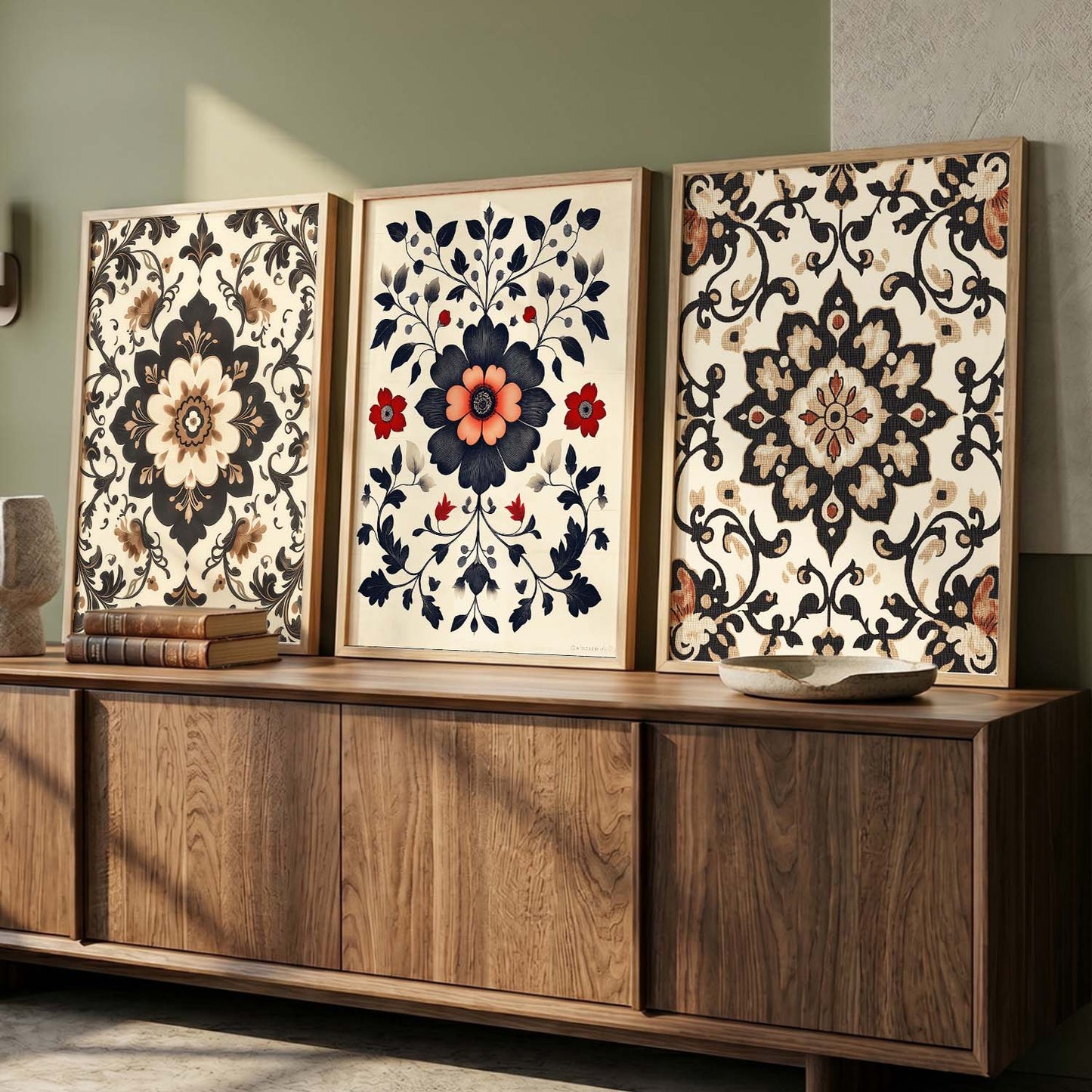 Traditional Wall Art  Paintings for Living Room - Wall Poster With frames