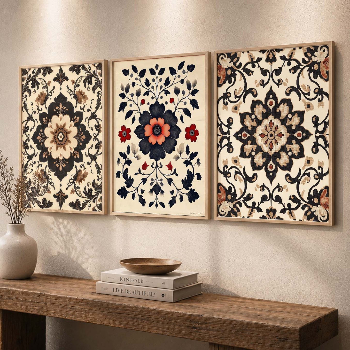 Traditional Wall Art  Paintings for Living Room - Wall Poster With frames
