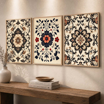 Traditional Wall Art  Paintings for Living Room - Wall Poster With frames