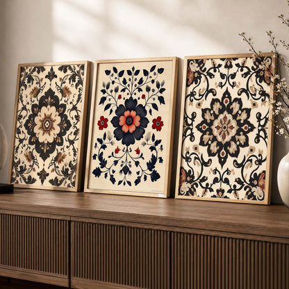 Traditional Wall Art  Paintings for Living Room - Wall Poster With frames
