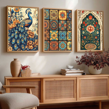 Traditional   Wall Art  Paintings for Living Room - Wall Poster With frames