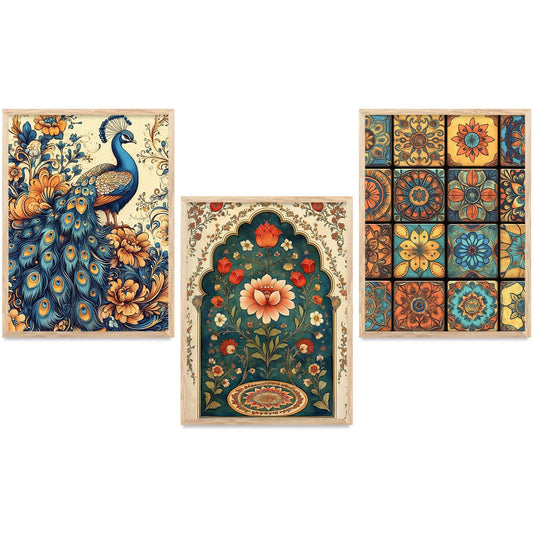 Traditional   Wall Art  Paintings for Living Room - Wall Poster With frames