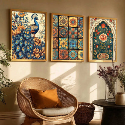 Traditional   Wall Art  Paintings for Living Room - Wall Poster With frames