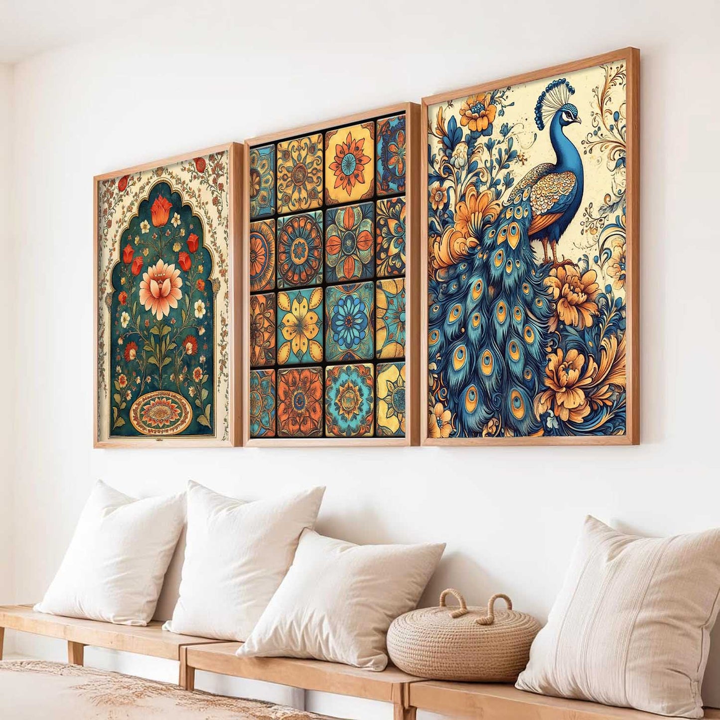Traditional   Wall Art  Paintings for Living Room - Wall Poster With frames