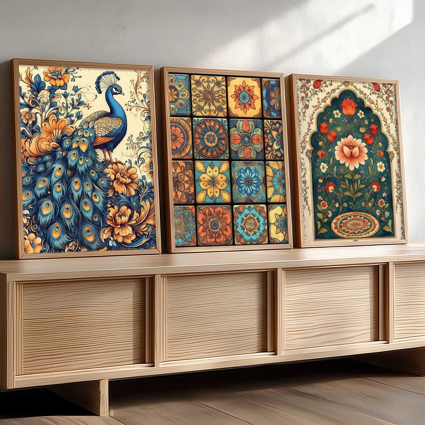 Traditional   Wall Art  Paintings for Living Room - Wall Poster With frames