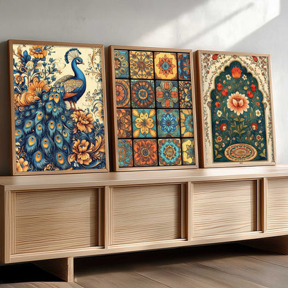 Traditional   Wall Art  Paintings for Living Room - Wall Poster With frames
