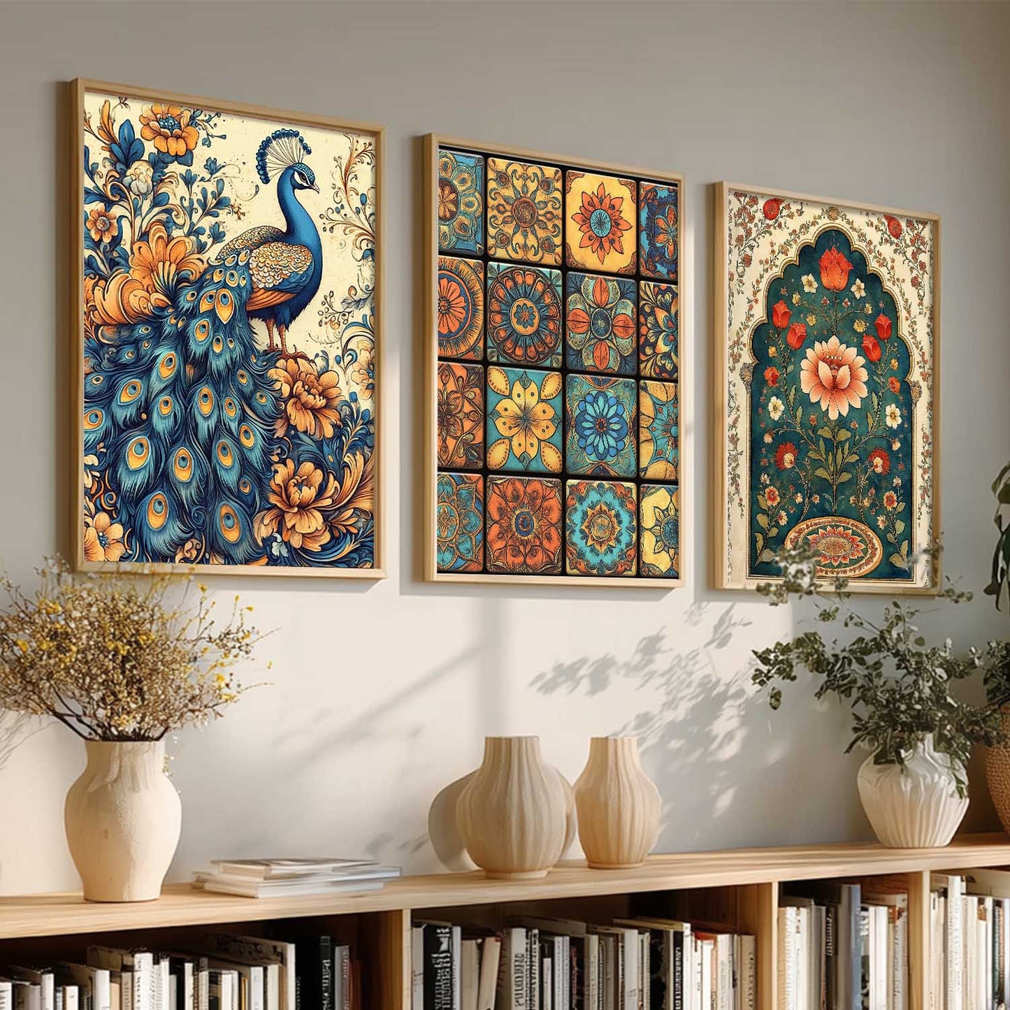 Traditional   Wall Art  Paintings for Living Room - Wall Poster With frames