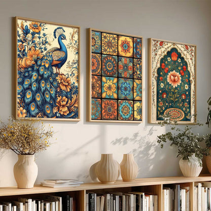 Traditional   Wall Art  Paintings for Living Room - Wall Poster With frames