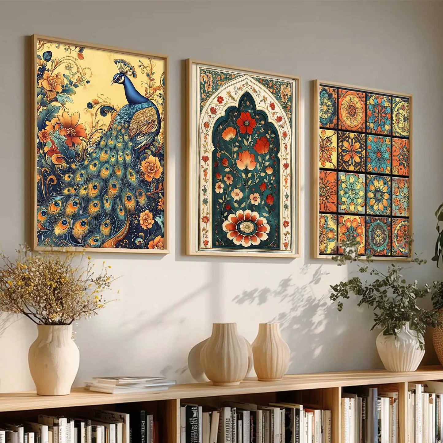 Traditional Wall  Art Paintings for Living Room - Wall Poster With frames