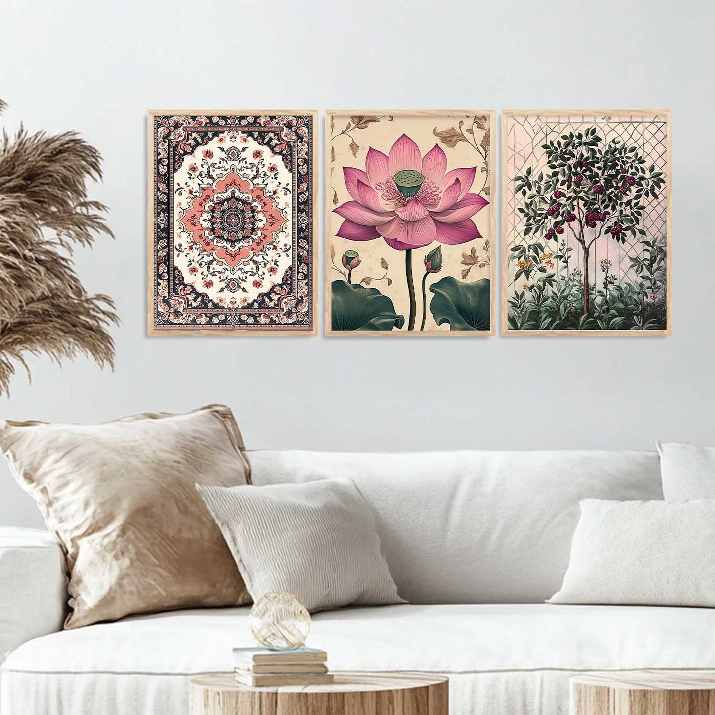 Floral  Wall  Art Paintings for Living Room - Wall Poster With frames
