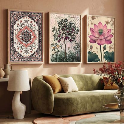 Traditional Wall  Art Paintings for Living Room - Wall Poster With frames