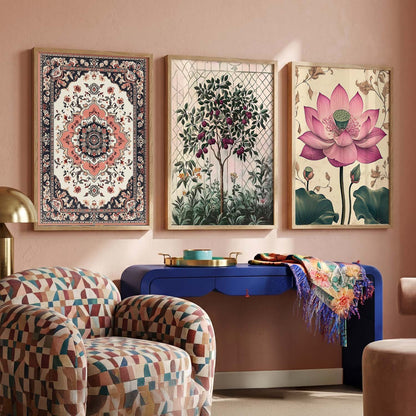 Traditional Wall  Art Paintings for Living Room - Wall Poster With frames