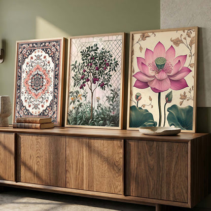 Traditional Wall  Art Paintings for Living Room - Wall Poster With frames