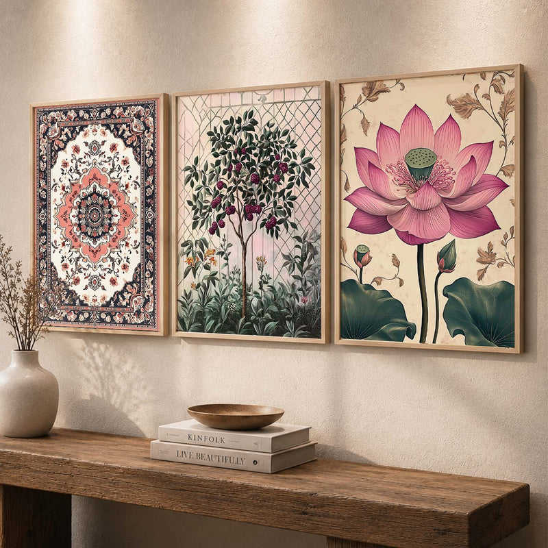 Traditional Wall  Art Paintings for Living Room - Wall Poster With frames