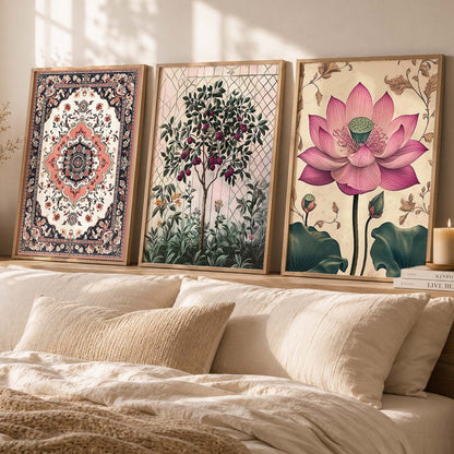 Traditional Wall  Art Paintings for Living Room - Wall Poster With frames