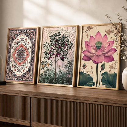 Traditional Wall  Art Paintings for Living Room - Wall Poster With frames