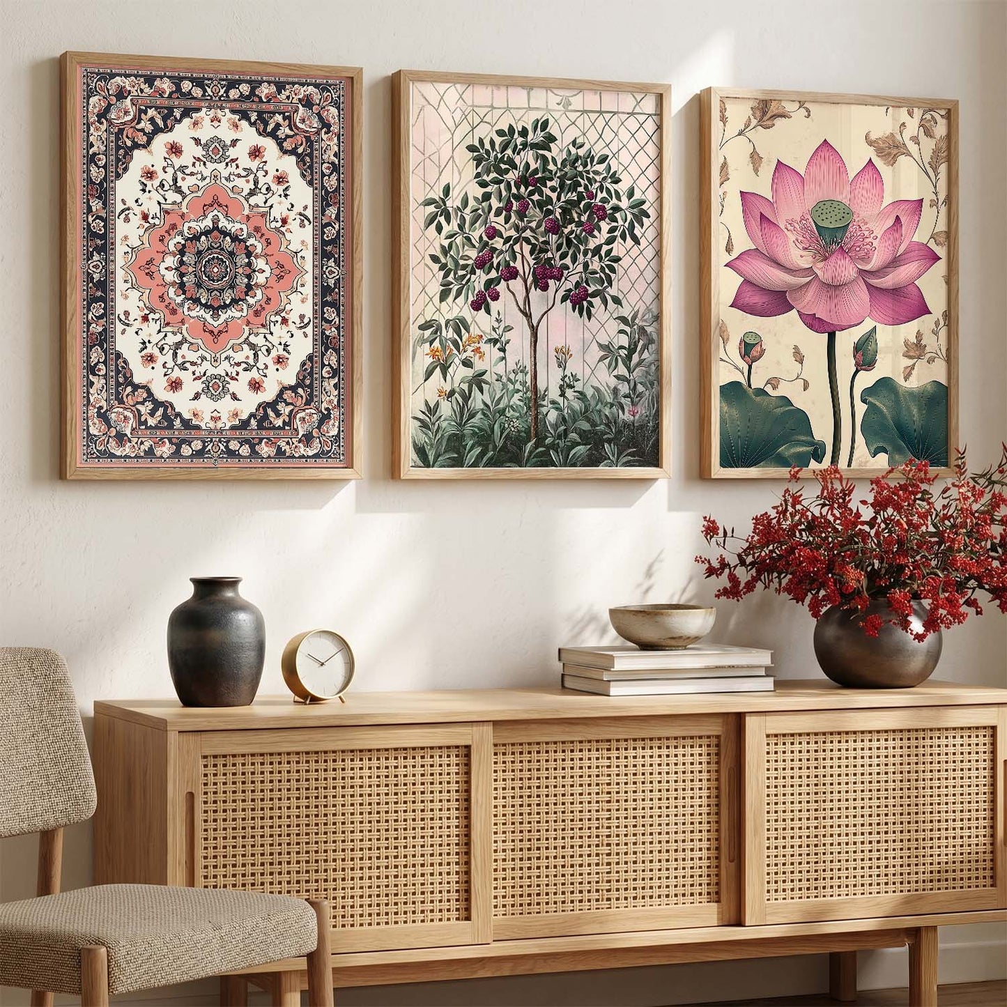 Traditional Wall  Art Paintings for Living Room - Wall Poster With frames