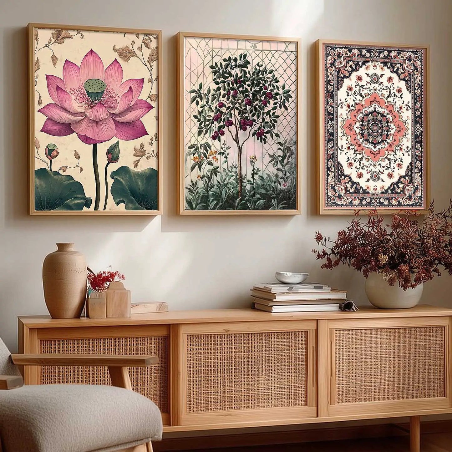 Traditional Wall  Art Paintings for Living Room - Wall Poster With frames