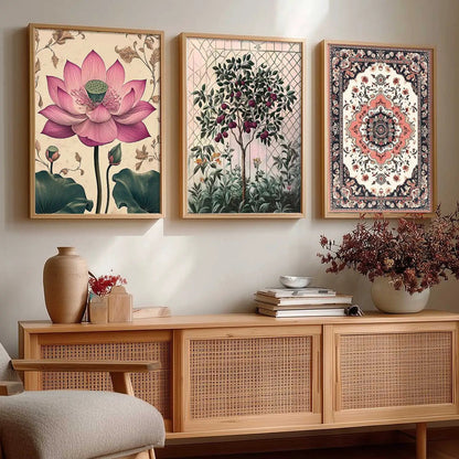 Traditional Wall  Art Paintings for Living Room - Wall Poster With frames