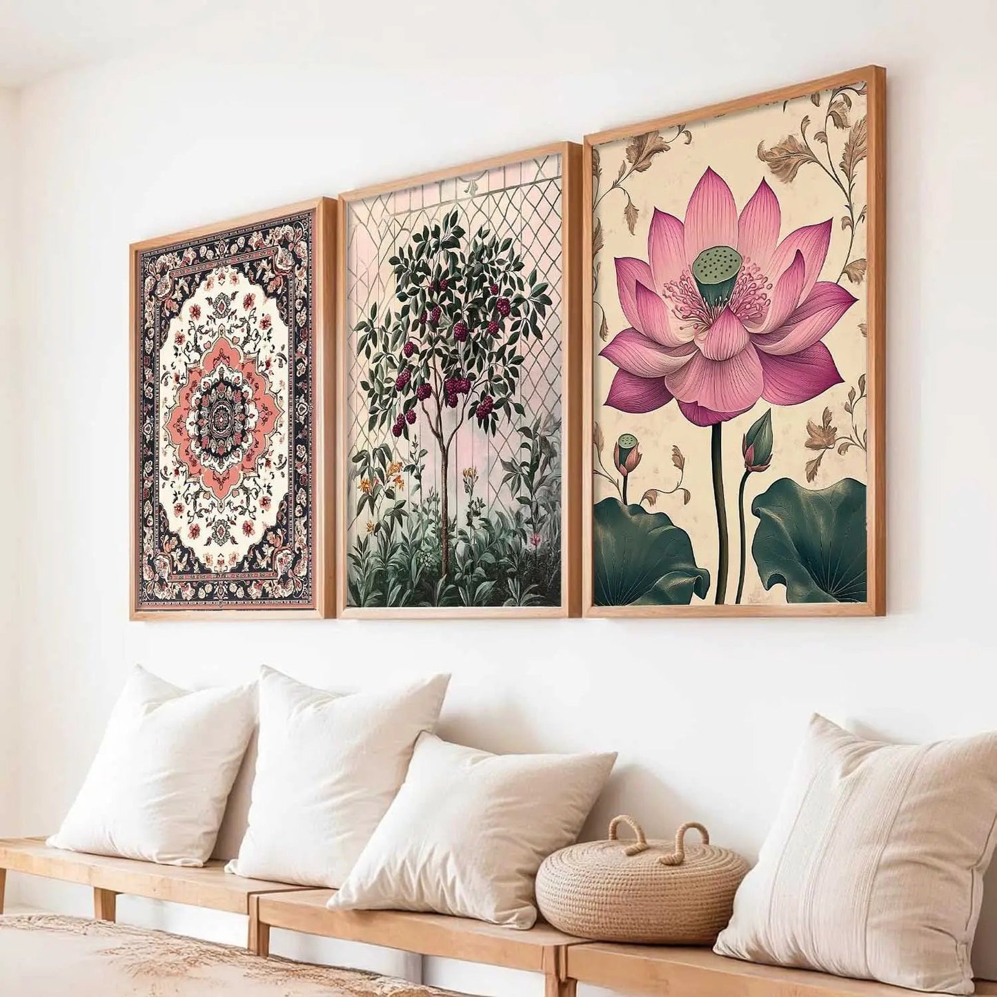 Traditional Wall  Art Paintings for Living Room - Wall Poster With frames