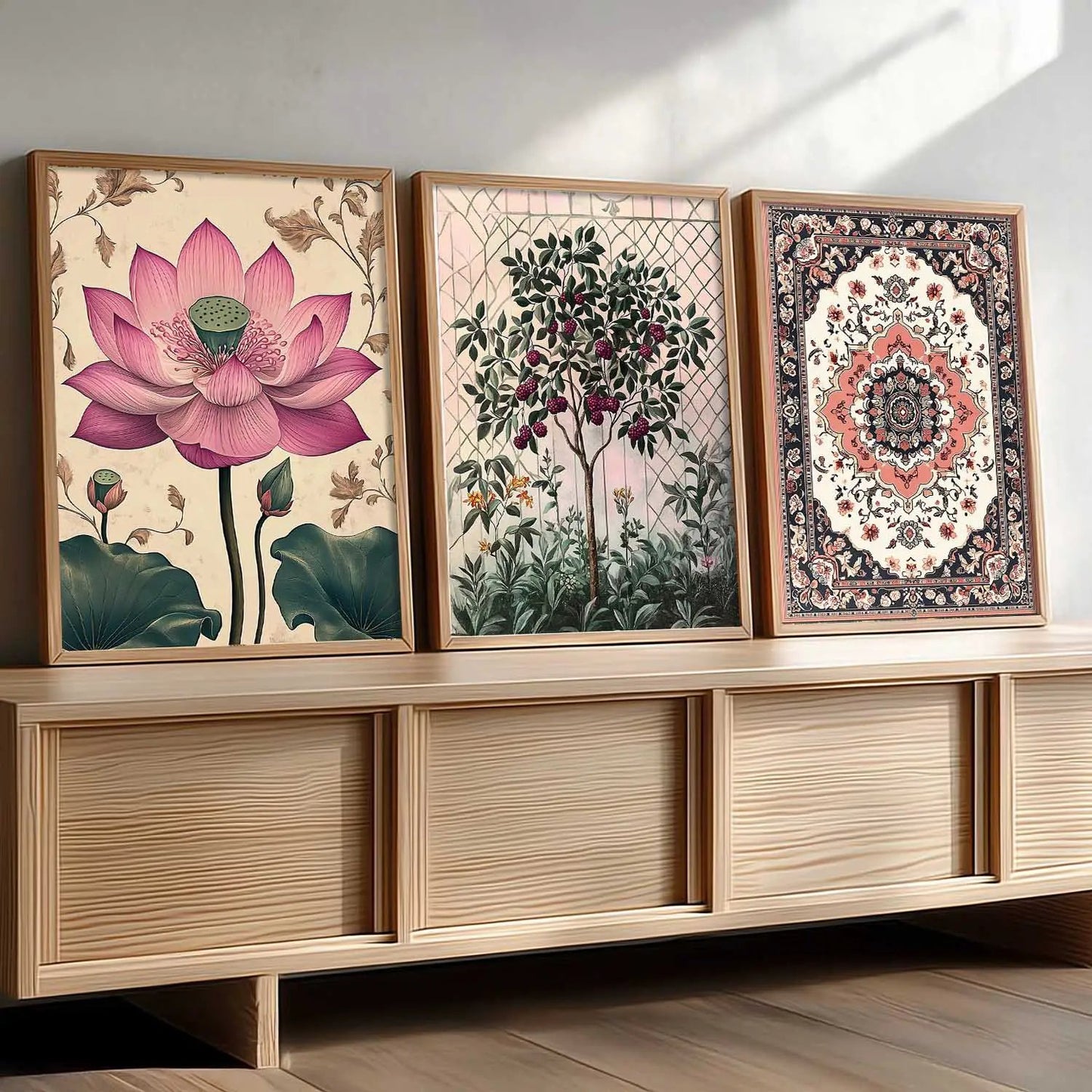 Traditional Wall  Art Paintings for Living Room - Wall Poster With frames