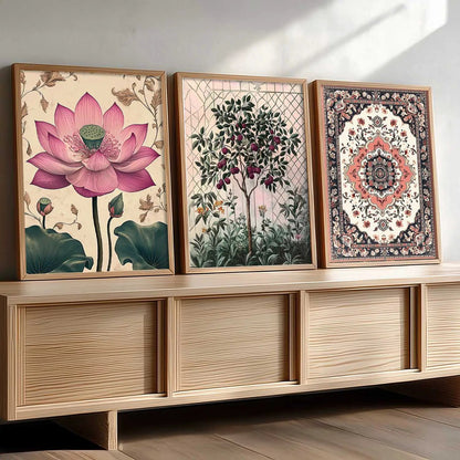 Traditional Wall  Art Paintings for Living Room - Wall Poster With frames