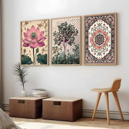 Traditional Wall  Art Paintings for Living Room - Wall Poster With frames