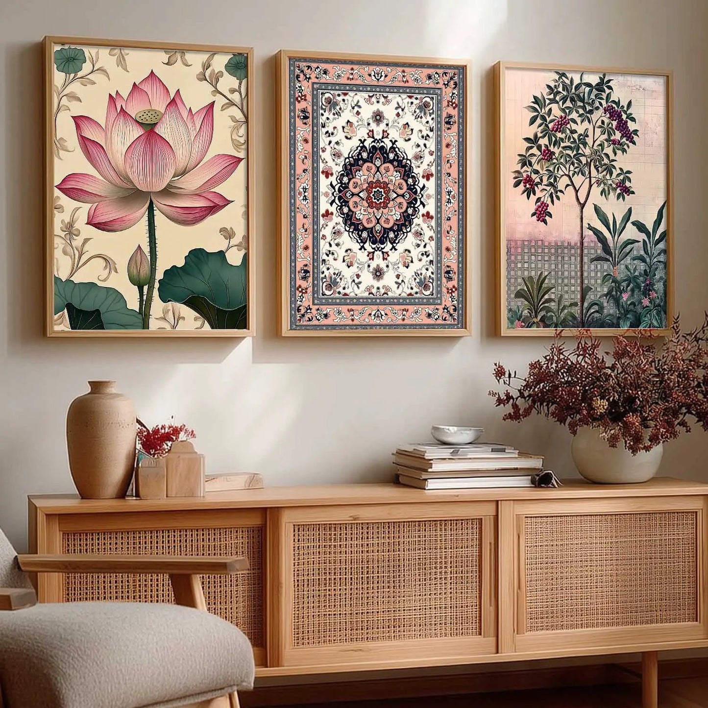 Traditional Wall Art  Paintings for Living Room - Wall Poster With frames