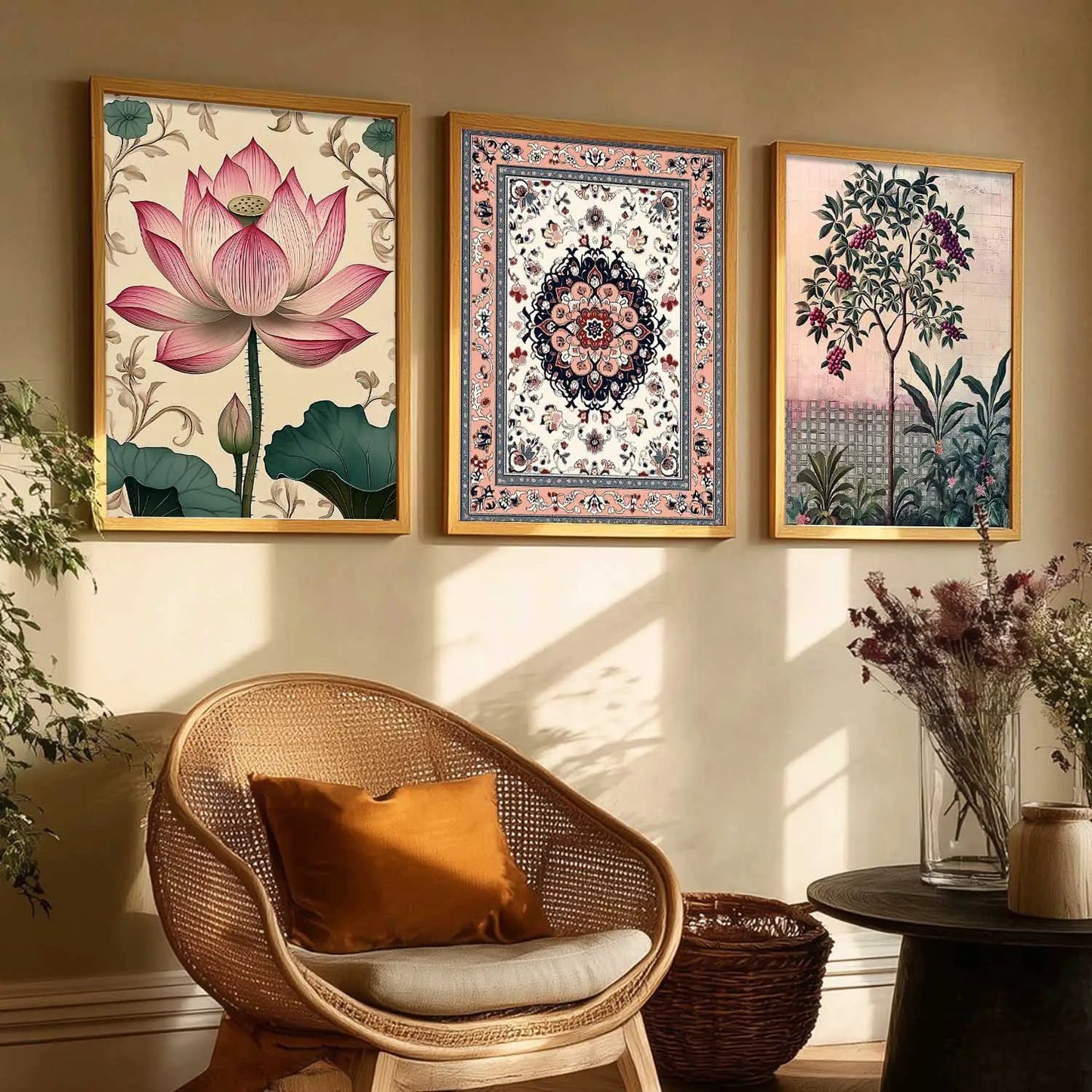 Traditional Wall Art  Paintings for Living Room - Wall Poster With frames
