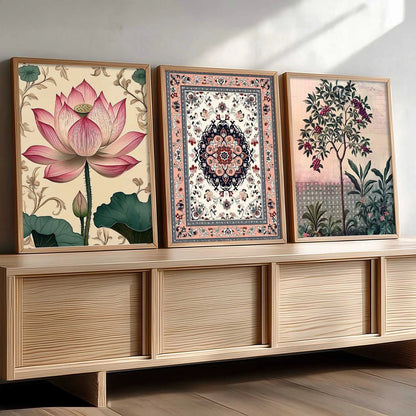 Traditional Wall Art  Paintings for Living Room - Wall Poster With frames