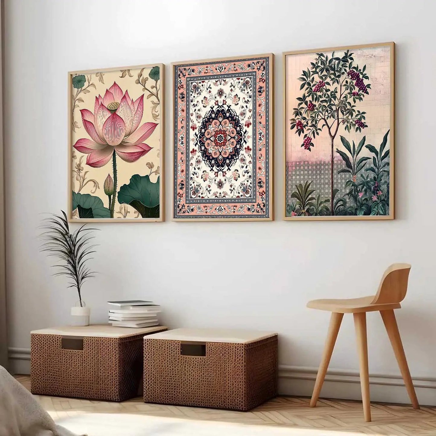 Traditional Wall Art  Paintings for Living Room - Wall Poster With frames