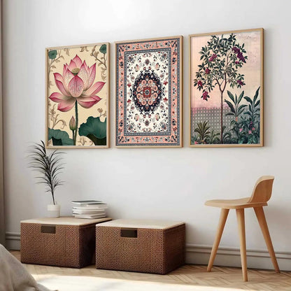 Traditional Wall Art  Paintings for Living Room - Wall Poster With frames