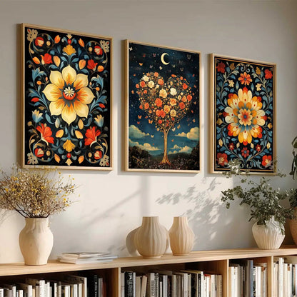 Traditional    Wall Art  Paintings for Living Room - Wall Poster With frames