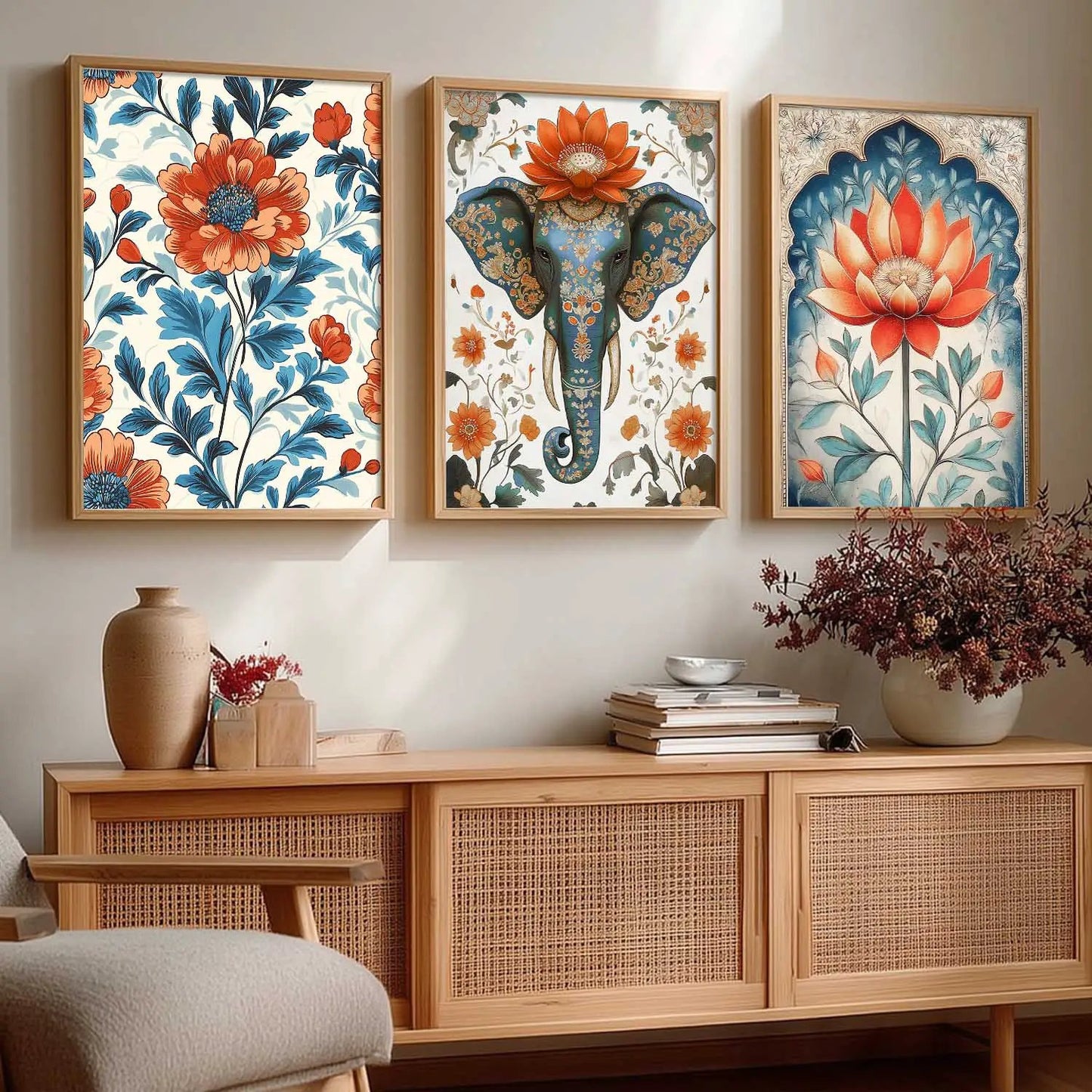 Traditional   Wall Art  Paintings for Living Room - Wall Poster With frames