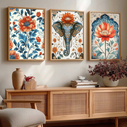 Traditional   Wall Art  Paintings for Living Room - Wall Poster With frames