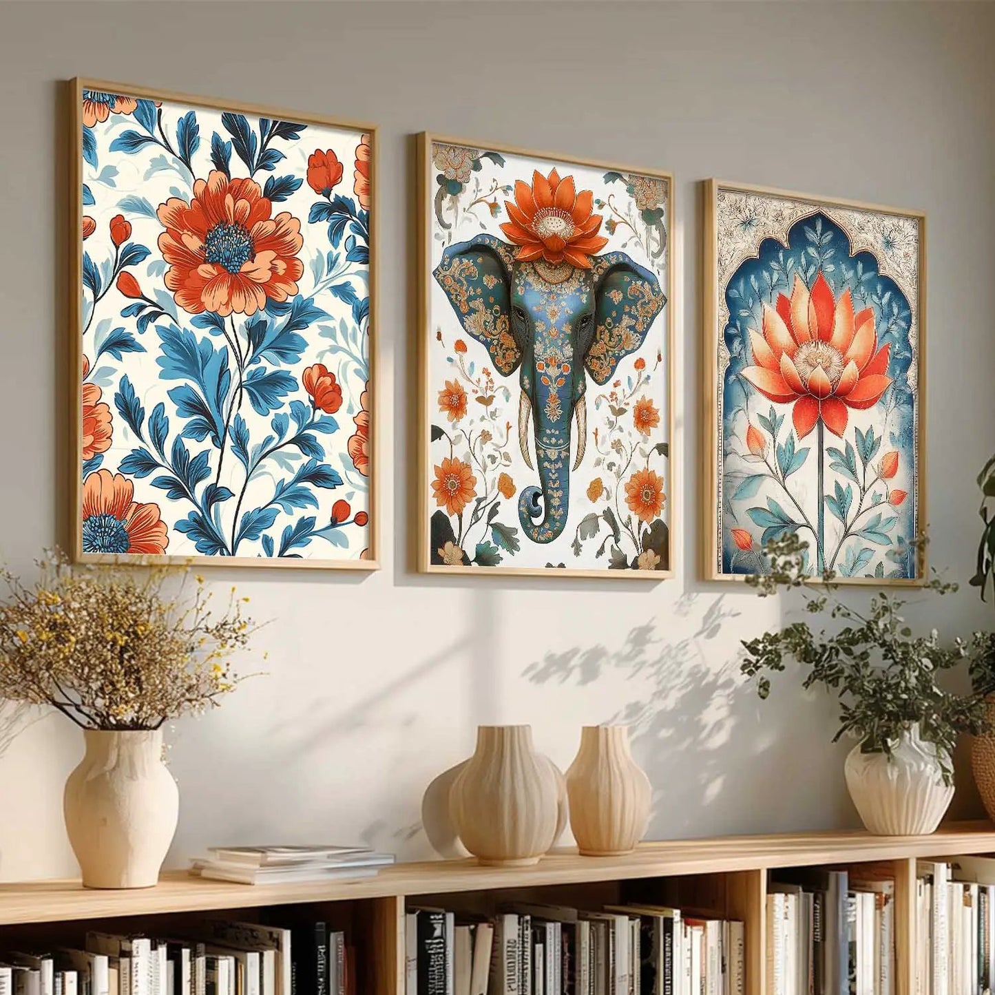Traditional   Wall Art  Paintings for Living Room - Wall Poster With frames