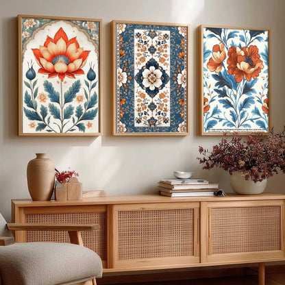 Traditional   Wall  Art Paintings for Living Room - Wall Poster With frames