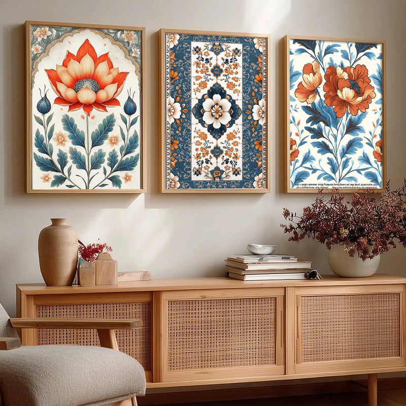 Traditional   Wall  Art Paintings for Living Room - Wall Poster With frames