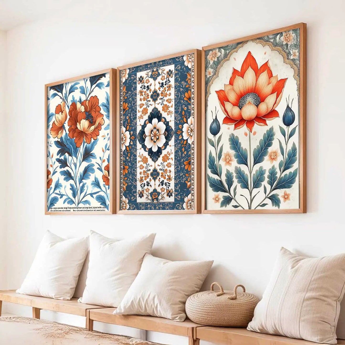 Traditional   Wall  Art Paintings for Living Room - Wall Poster With frames