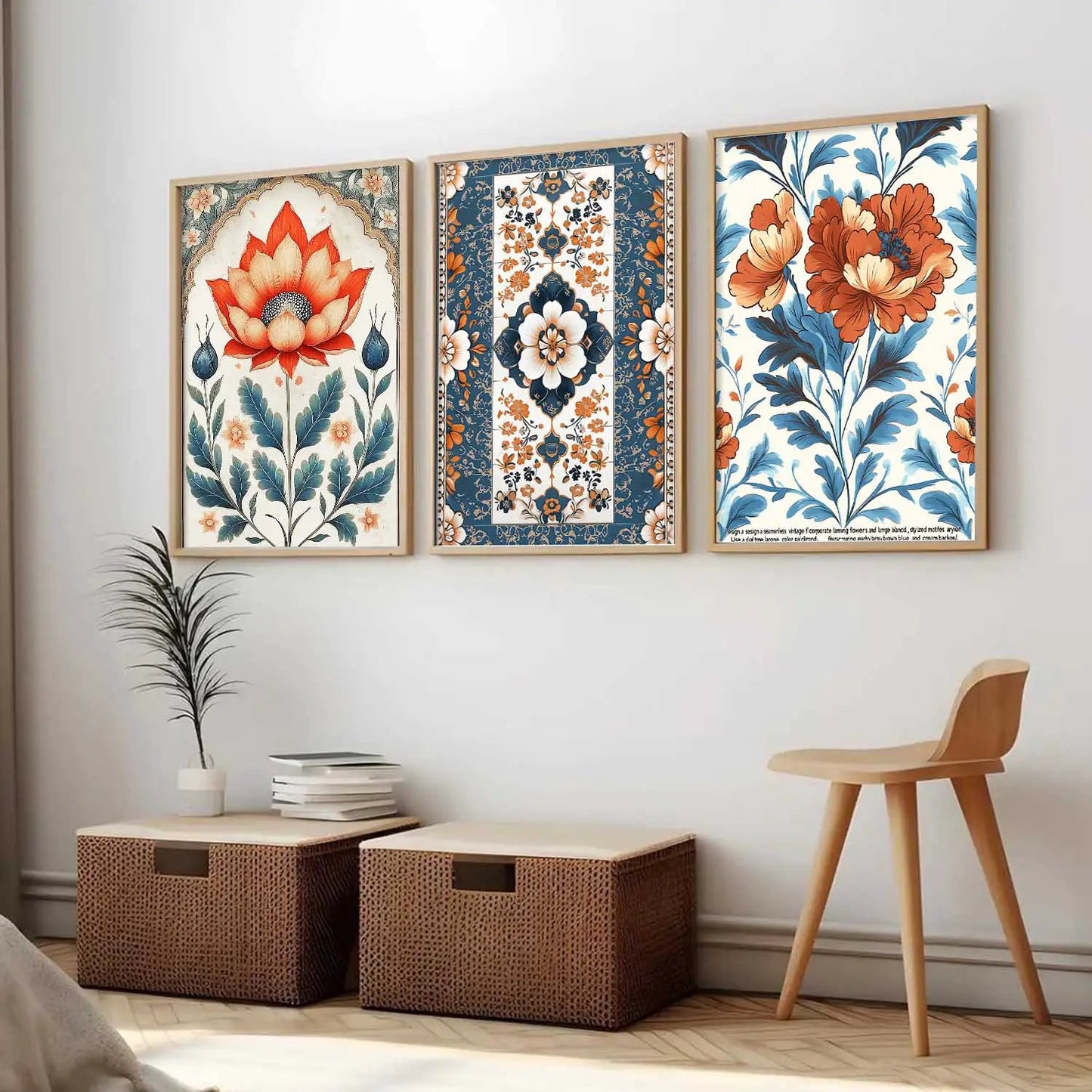 Traditional   Wall  Art Paintings for Living Room - Wall Poster With frames