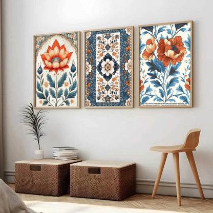Traditional   Wall  Art Paintings for Living Room - Wall Poster With frames