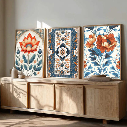 Traditional   Wall  Art Paintings for Living Room - Wall Poster With frames
