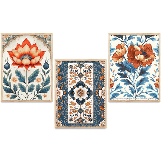 Traditional   Wall  Art Paintings for Living Room - Wall Poster With frames