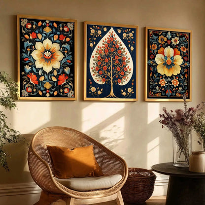 Traditional  Wall  Art Paintings for Living Room - Wall Poster With frames